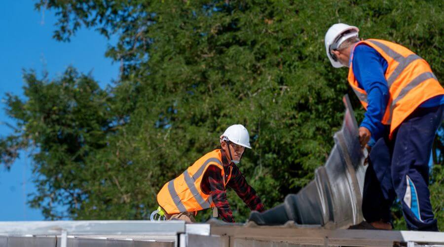 Professional metal roof installation in Newport Beach, CA